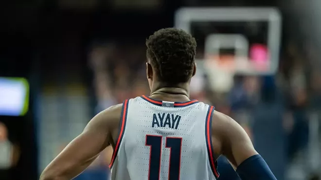 Joel Ayayi might not be the only Zag ever with a triple-double by season's end.