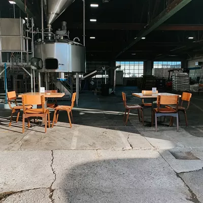 Lumberbeard is offering "warehouse" seating starting this weekend.