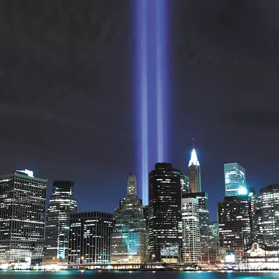 The annual Tribute in Light commemorates the Sept. 11 attacks.