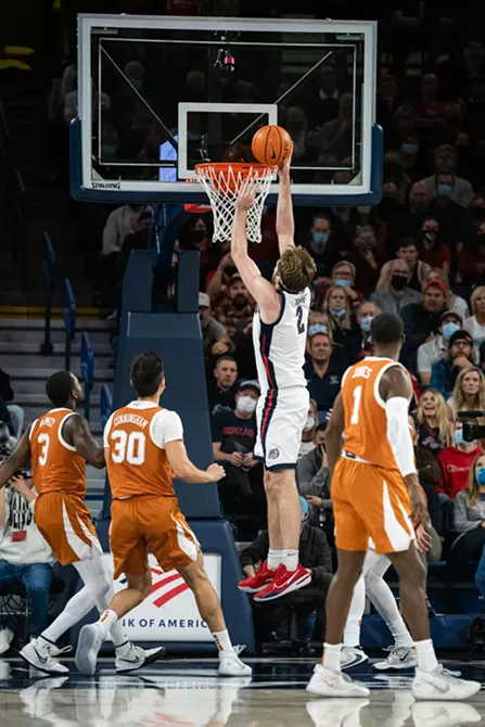 Photos from Gonzaga's 86-74 win against No. 5 Texas