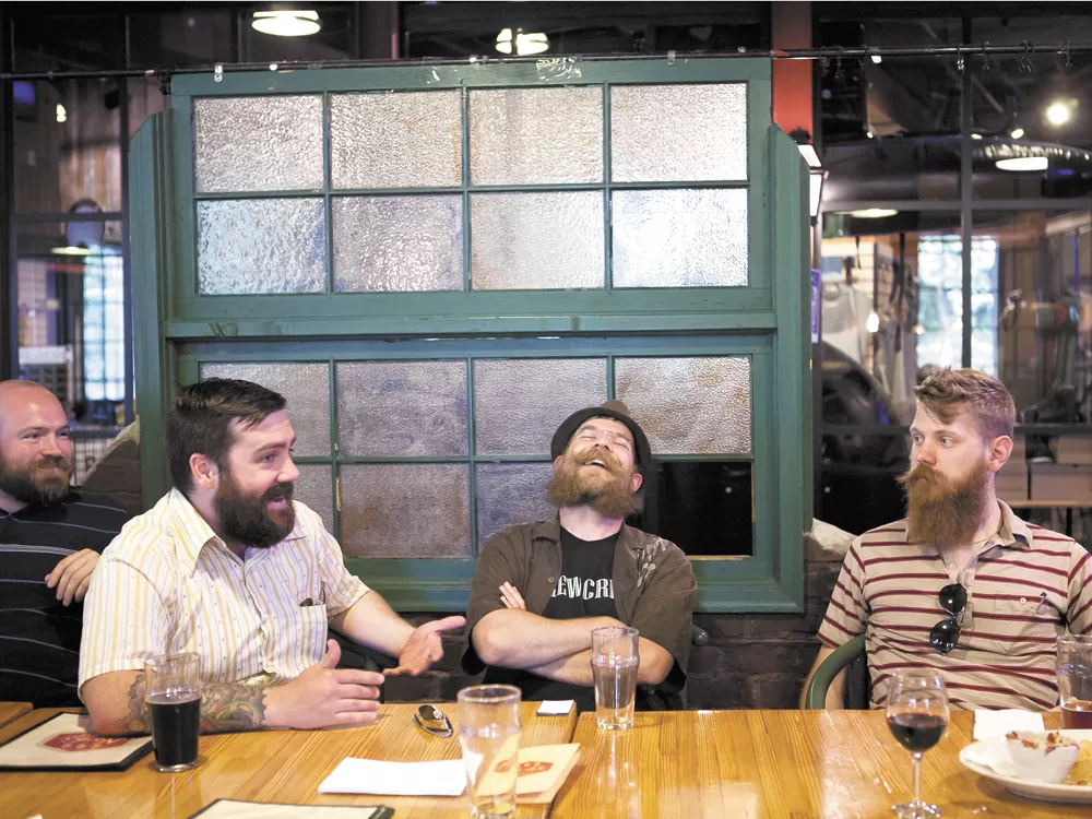 \"We need more beards in Spokane,\" says Eric Bandholz, who founded Spokane Beard and Moustache Club. - STEPHEN SCHLANGE