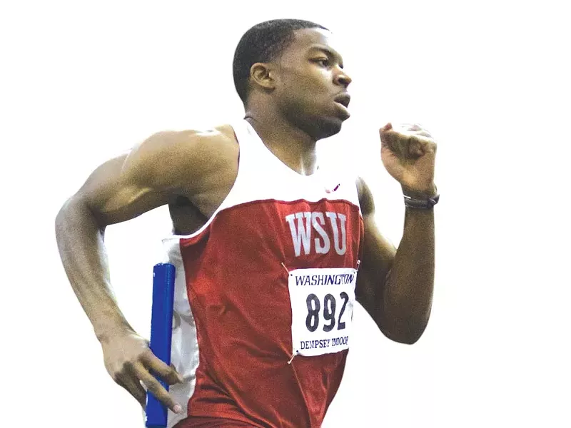 WSU's Jeshua Anderson likes sprinting through quarter-mile-long obstacle courses.