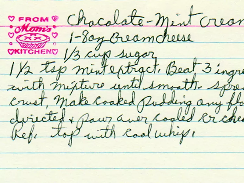 Yesterdish collects and scans old recipe cards rescued from estate sales and trash heaps.