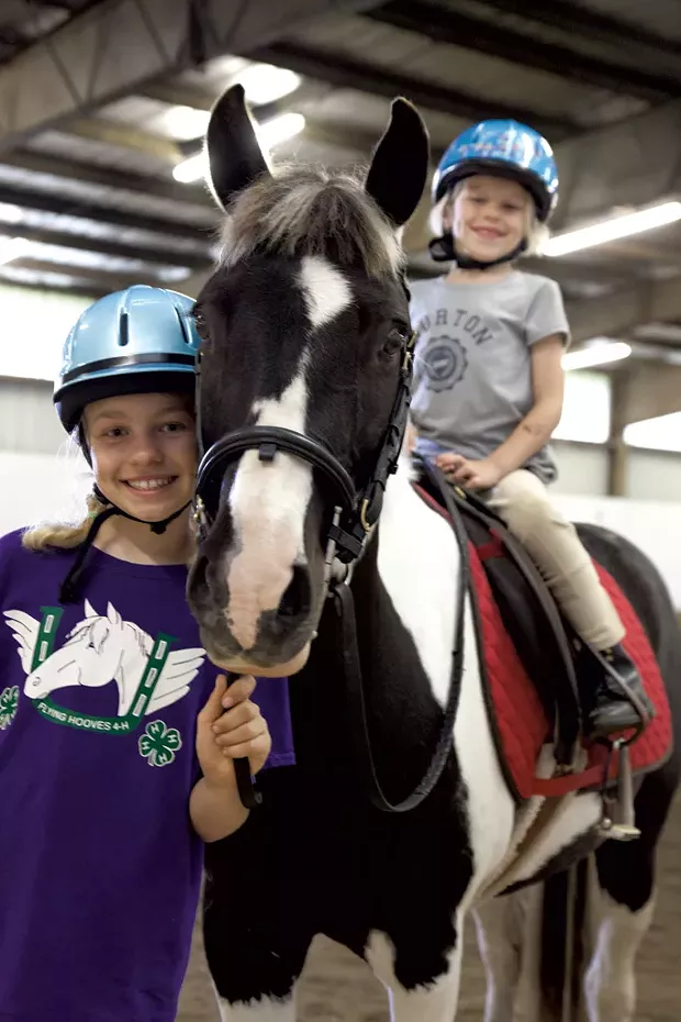 Faith and Adaline Ploof with Kally - MATTHEW THORSEN