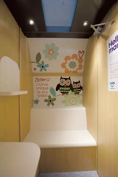 Inside the lactation suite - COURTESY OF MAMAVA