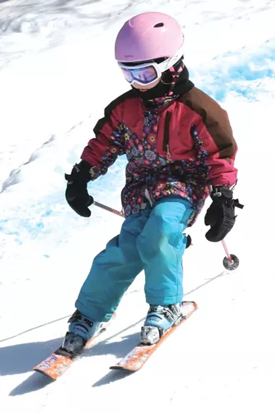 Skiing at the Middlebury College Snow Bowl