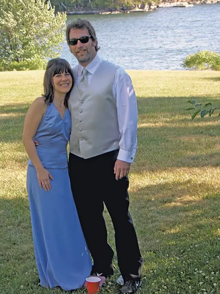 Stacy and Ken at Button - Bay State Park, 2007