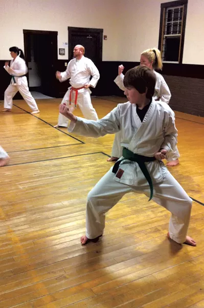 The family class at Dynamic Defensive Dojo - SARAH BAUGHMAN