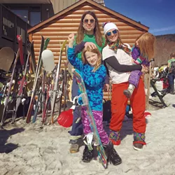 The family on the slopes - OLSEN/GUSTAFSON