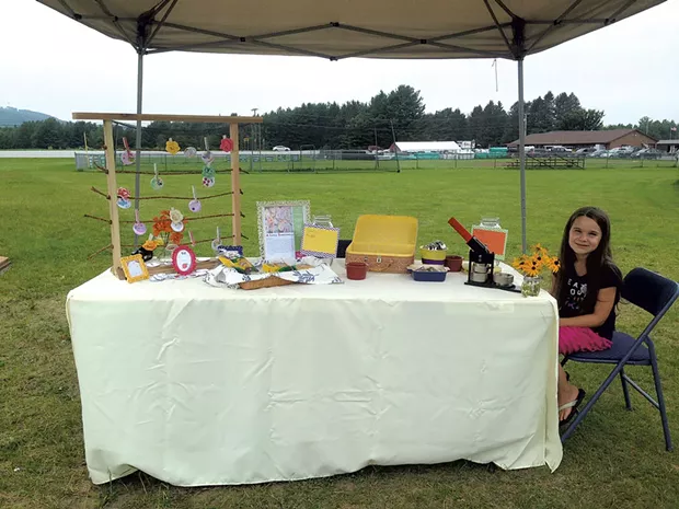 Selling her wares at the Fairfax Farmers' Market