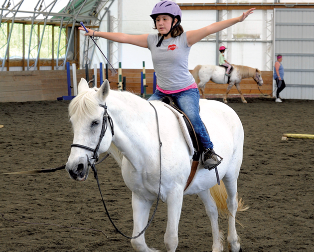 Celina Torres riding Molly - JEB WALLACE-BRODEUR