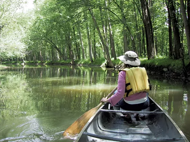 Exploring the LaPlatte River - COURTESY OF SARAH TUFF DUNN