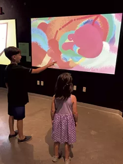 A digital drawing station - COURTESY OF HEATHER POLIFKA-RIVAS