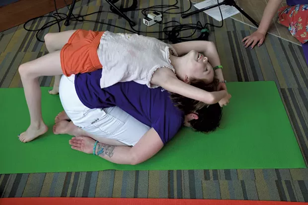 Children receive a range of therapeutic services through Lucy's Love Bus - COURTESY OF BEECHER GROGAN