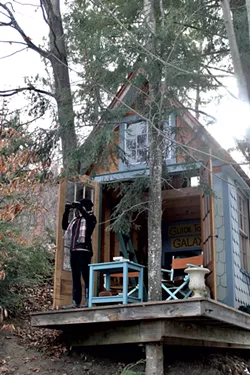 Gabriela Stanciu explores from the treehouse - MOLLY STANCIU