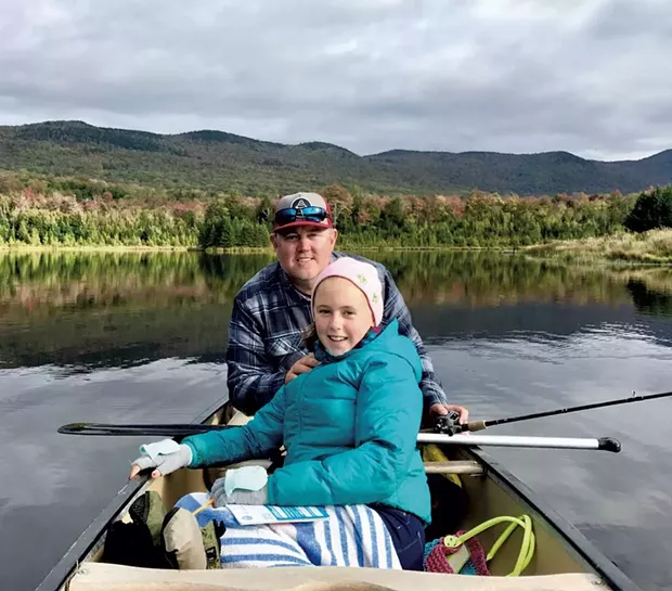 Chef Eric Warnstedt with daughter Ella