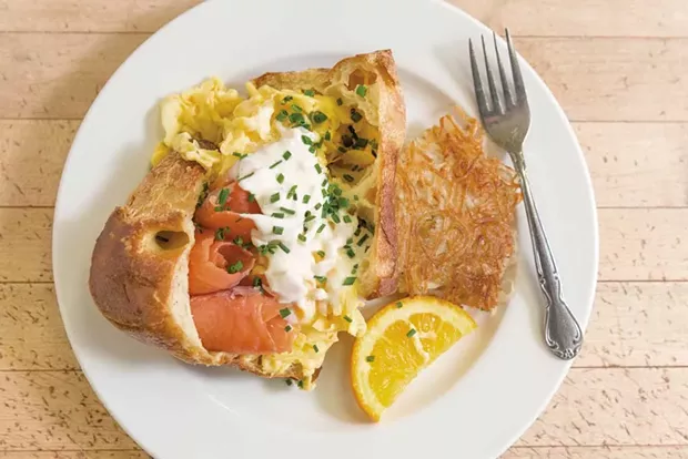 Brunch pastry at Mirabelles