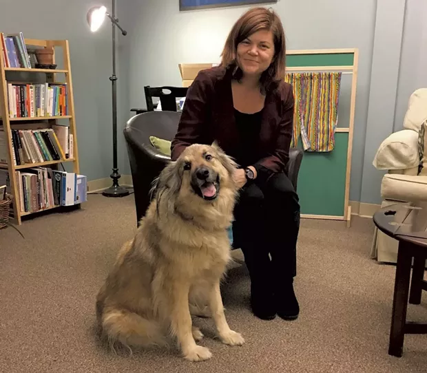 Megan Holleran with Canuck - COURTESY OF MEGAN HOLLERAN