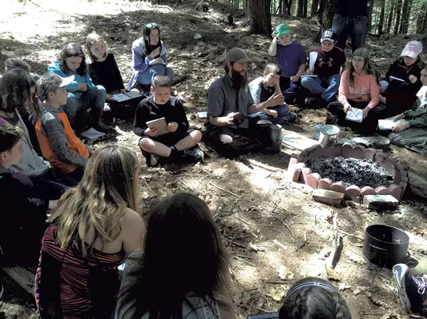 Nick Neddo instructing a group of students - COURTESY OF NICK NEDDO