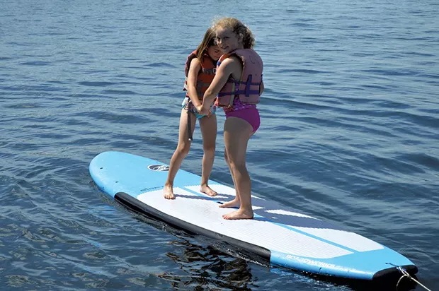 Little Guppies campers at Burlington's Community Sailing Center - COURTESY OF COMMUNITY SAILING CENTER