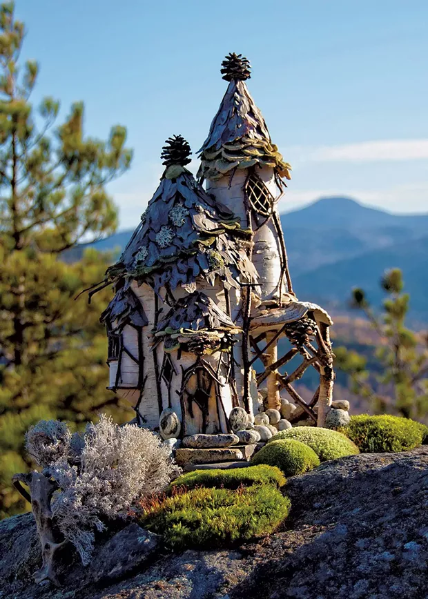 Smith's Adirondack Faerie Lodge - COURTESY OF SALLY J. SMITH/GREENSPIRIT ARTS