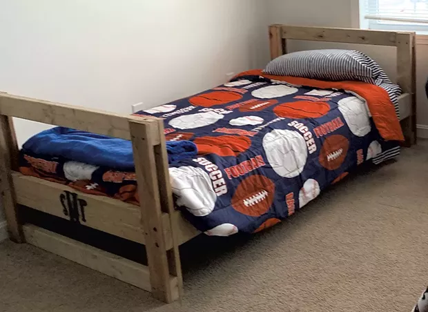 A finished bed - GLENN RUSSELL