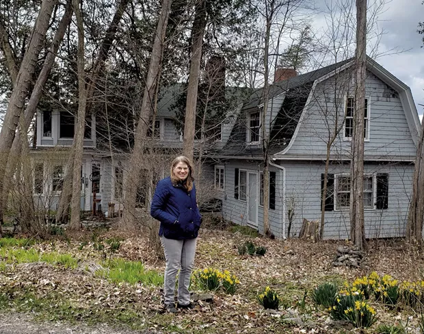 Astrid's mother, Eloise, at home in South Hero - ASTRID HEDBOR LAGUE