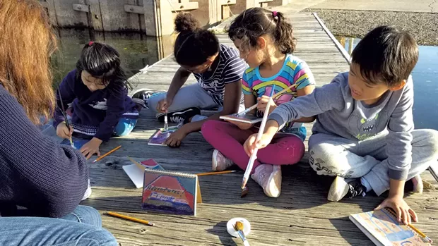Students create adventure journals