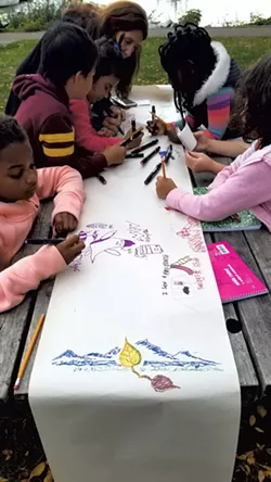 A group art poem