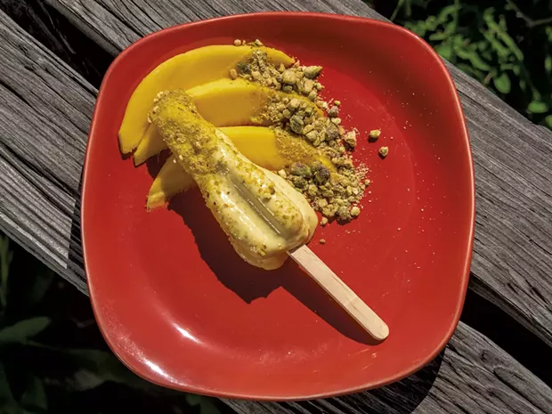 Mango Kulfi Popsicles - ANDY BRUMBAUGH