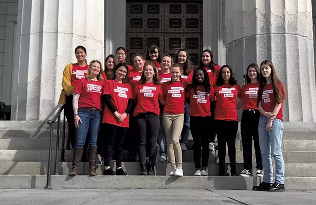 Maddie's Students Demand Action group at the Statehouse in March - COURTESY OF MADDIE AHMADI