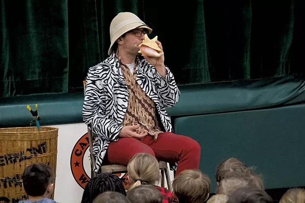 Toby Aronson, the "zookeeper" of the Vermont Symphony Orchestra's Musical Petting Zoo - COURTESY OF VERMONT SYMPHONY ORCHESTRA