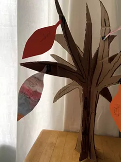 The gratitude tree - COURTESY OF MEREDITH BAY-TYACK