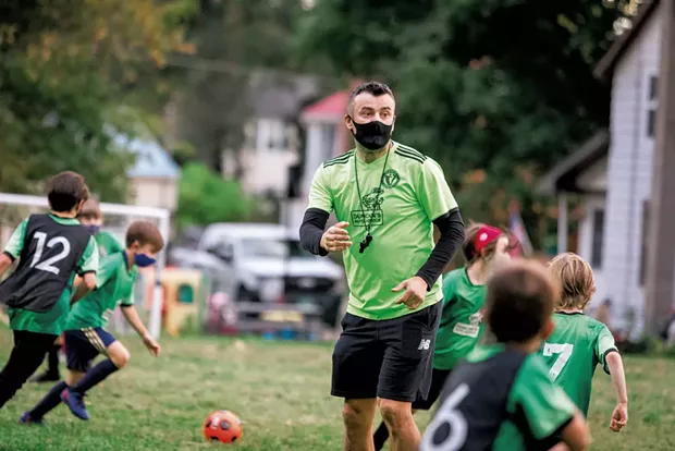 Vermont Patriots founder and coach Iri Sunj - CAT CUTILLO