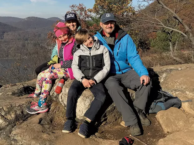 Alison's parents and kids on a hike in New York during pre-pandemic times - COURTESY OF BARB KOREIN