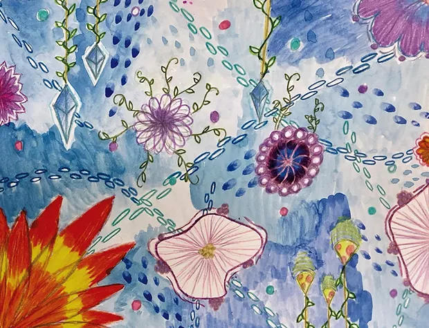 Artwork by Ofira, grade 6 - COURTESY OF EMILY JACOBS