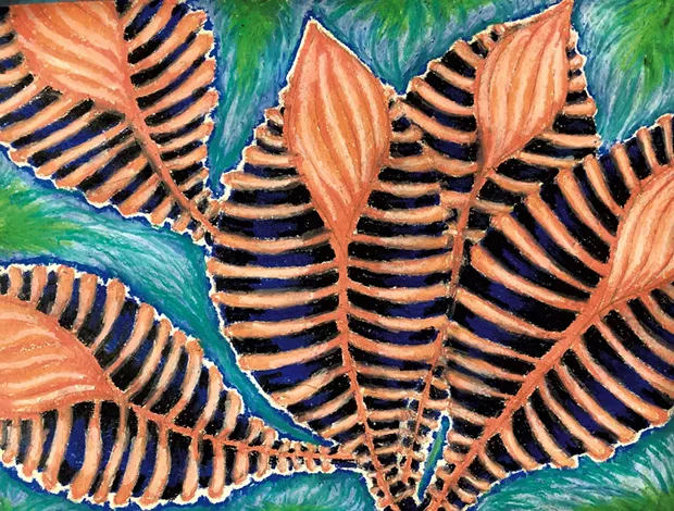 Artwork by Jada, grade 8 - COURTESY OF EMILY JACOBS