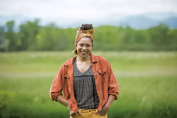 Kia'Rae at Clemmons Family Farm - CAT CUTILLO