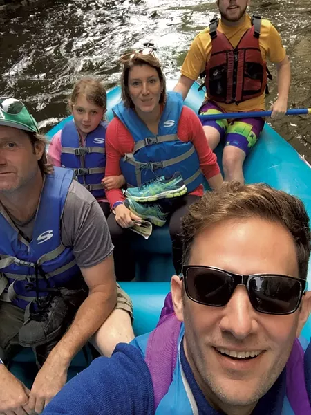 The Novak family rafting - JEFF NOVAK