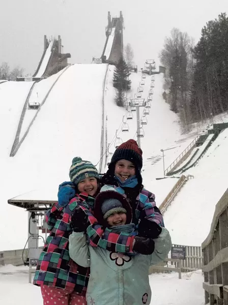 The Ticktin girls at the Olympic complex - JESSICA LARA TICKTIN