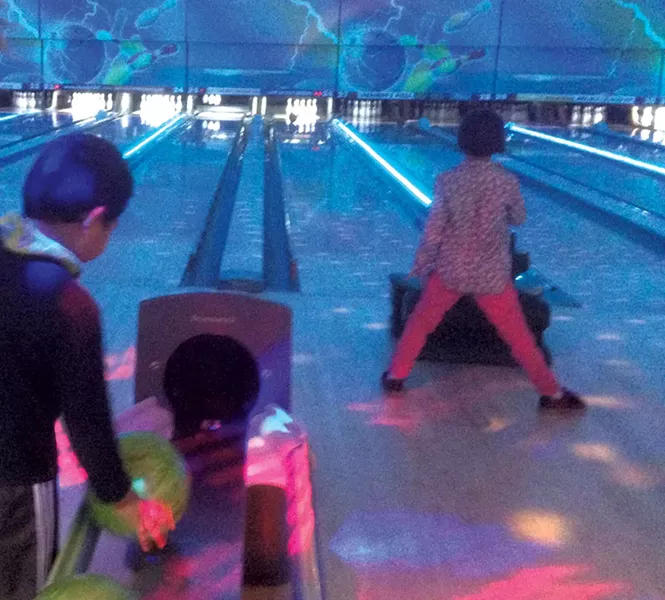 Bowling at Spare Time - CATHY RESMER