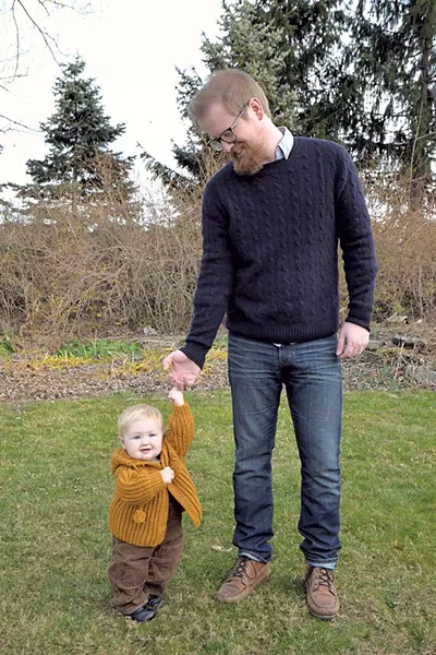 The author and his daugher, Sage - BRETT SIGURDSON