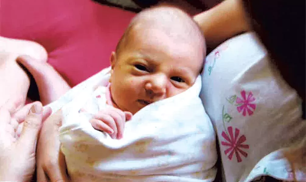 Alison's daughter, Mira
