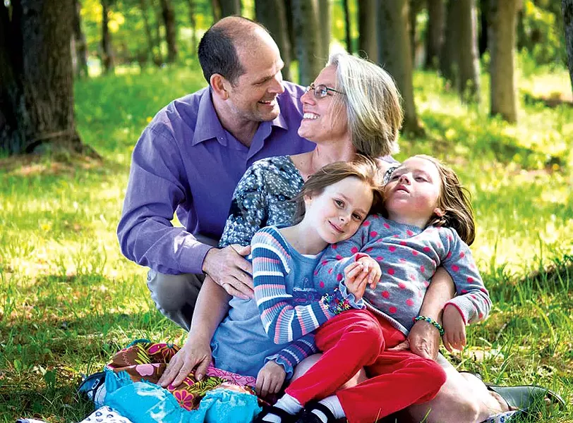 Sylvie and family - COURTESY OF LARISSA BARRESI PHOTOGRAPHY