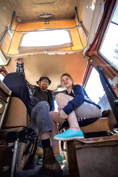 Parents: Dave and Deb Shinnlinger - Kids: Daughters Ella, 13, and Opal, 12 - TOM MCNEILL