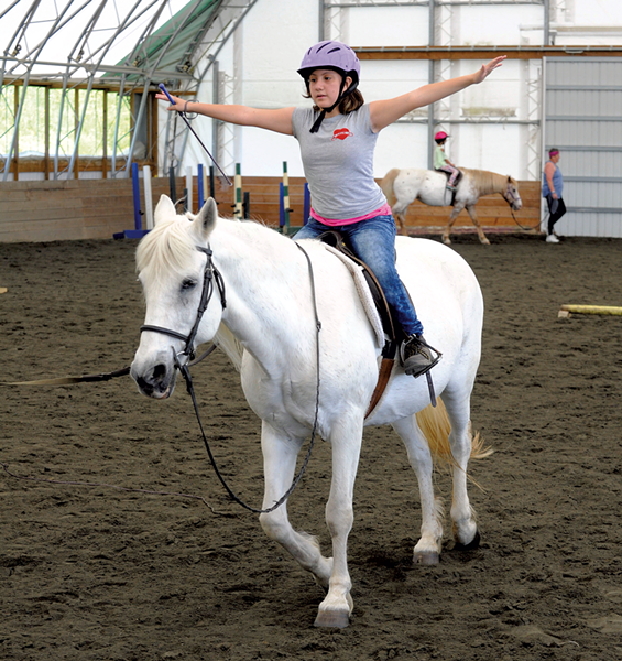 Celina Torres riding Molly - JEB WALLACE-BRODEUR