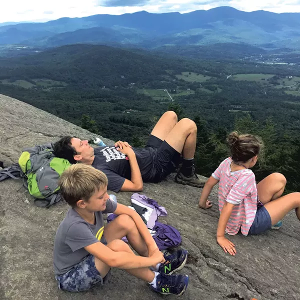 On top of Stowe Pinnacle - ALISON NOVAK