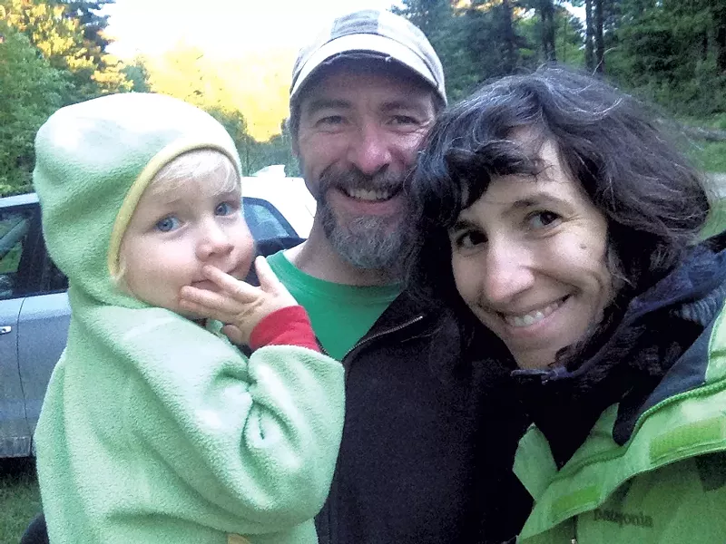 The family of three - COURTESY OF DEBI WATERS