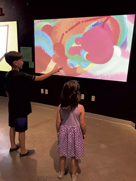 A digital drawing station - COURTESY OF HEATHER POLIFKA-RIVAS