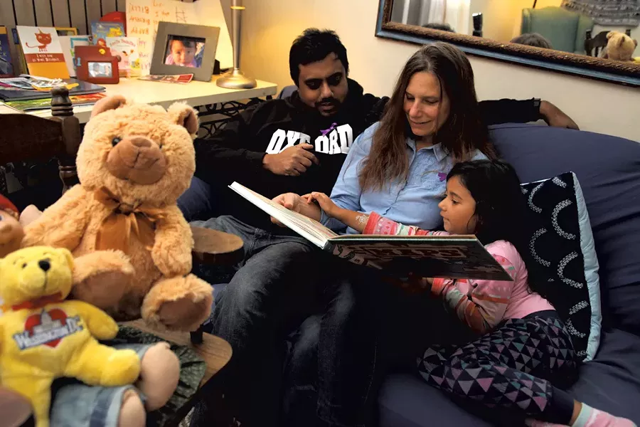 Dad: Pablo Bose, 45, associate professor of geography and director of global and regional studies, University of Vermont - Mom: Alisha Laramee, 43, program specialist, New Farms for New Americans with the Association of Africans Living in Vermont - Daughter: Lily, 5 - MATTHEW THORSEN